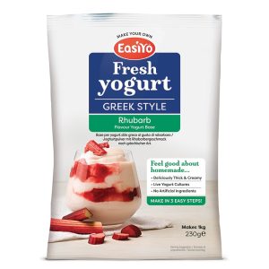 EasiYo Yaourt à la grecque à la rhubarbe