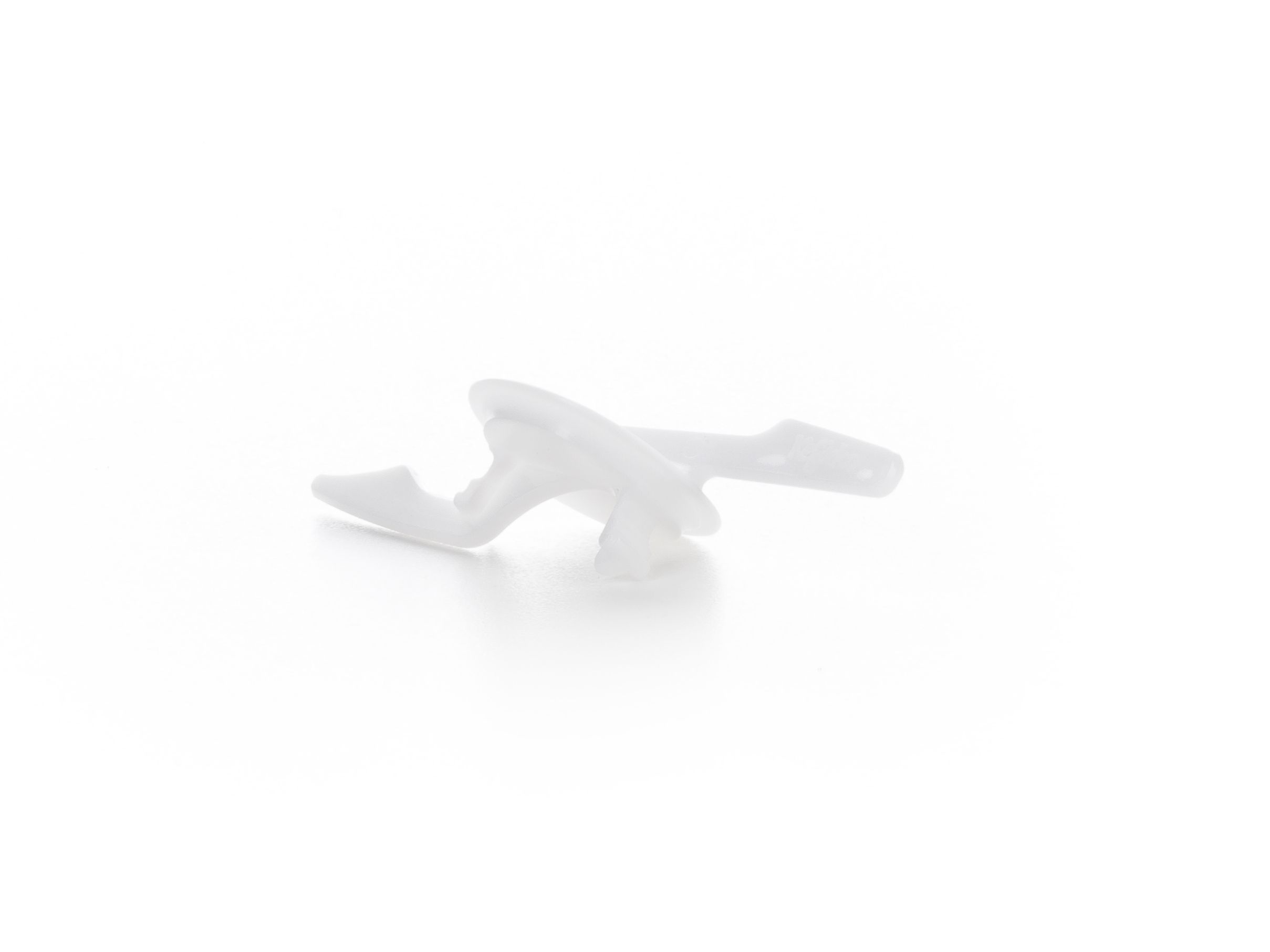Clip en plastique blanc pour couvercle de yaourt, éviter le gaspillage alimentaire.