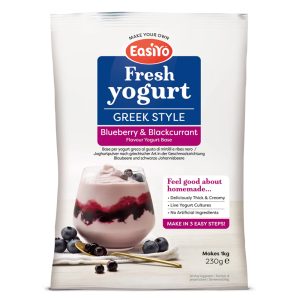 EasiYo Yaourt à la grecque Myrtille et Cassis