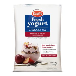 EasiYo Yaourt à la grecque Vanille et Prune