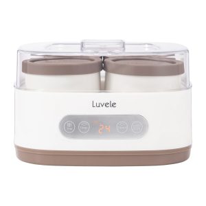 Luvele Pure Yaourtière | 4x pots en céramique 400 ml