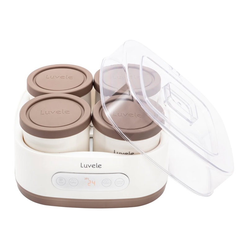 Luvele Pure Yaourtière | 4x pots en céramique 400 ml – photo 2