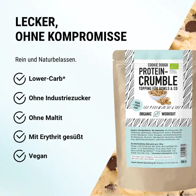 Protein Crumble Cookie Dough Bio – photo 2