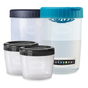 EasiYo Set : 1x Récipient 1 kg, 1x Récipient DY 1 kg, 2x Lunchtaker